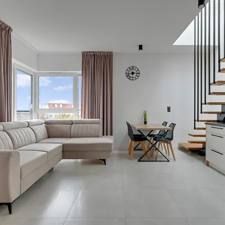 Seaside Haven Prostywynajem Rooftop Terrace And Parking 公寓 格但斯克