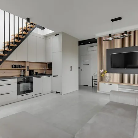 公寓 Seaside Haven Prostywynajem Rooftop Terrace And Parking 格但斯克