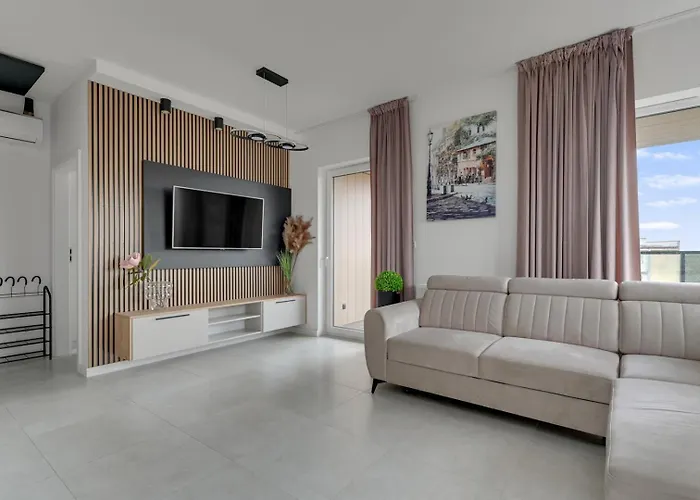 Apartment Seaside Haven Prostywynajem Rooftop Terrace And Parking *